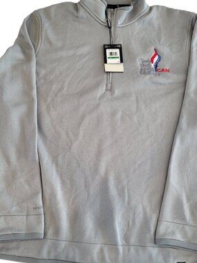Under Armour Storm SweaterFleece Gray Quarter Zip Men's L NWT
